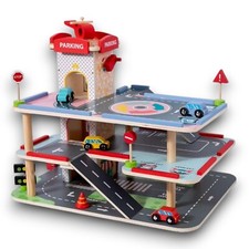 Wooden storey garage pretend - wooden, 3