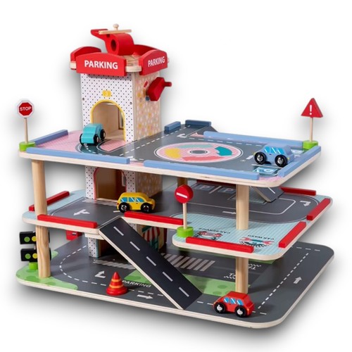 Wooden storey garage - wooden,