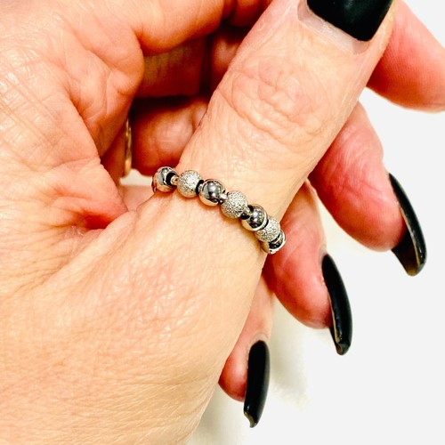 Anxiety silver bead - anxiety,