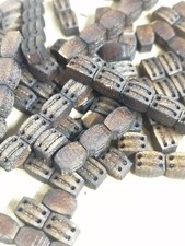 Ship Model Marine Fittings Sails Rigging Wood Double Block 4mm for Models 20pcs