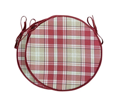 Set highland check - check, red