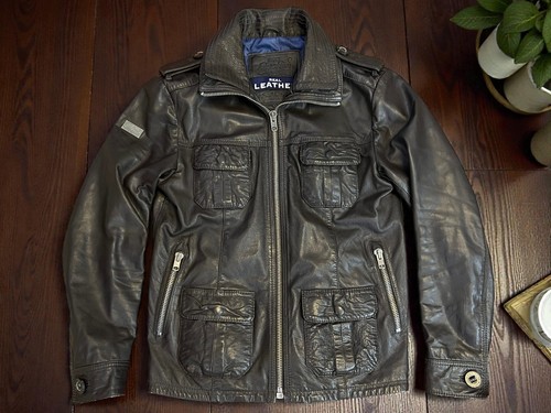Superdry vintage real - superdry, leather