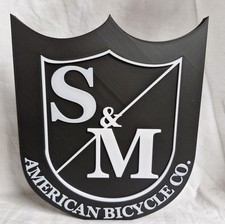 S&M Bmx logo Extra LARGE, Mid