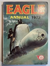 VINTAGE EAGLE ANNUAL 1973 Dan Dare & Speed Champions IPC Media Hardback Book