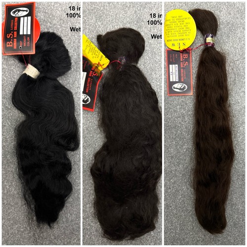 100 human hair - wet, wavy