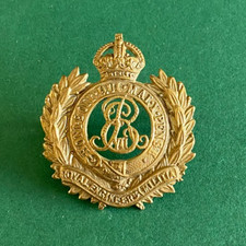 ROYAL ENGINEERS MILITIA ERVII CAP BADGE.