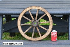 Vintage old wooden cart wagon