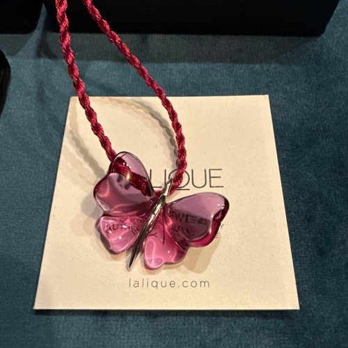 Lalique butterfly necklace - lalique,