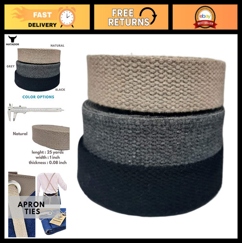 Heavy cotton webbing inch - cotton,