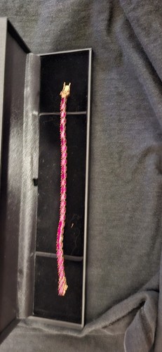 Ruby bracelet 18k - bracelet, (size