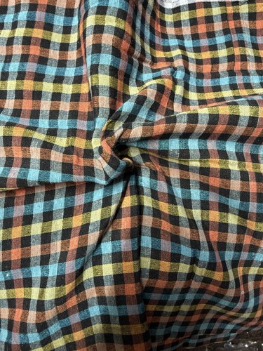 Multi coloured gingham - 1m,