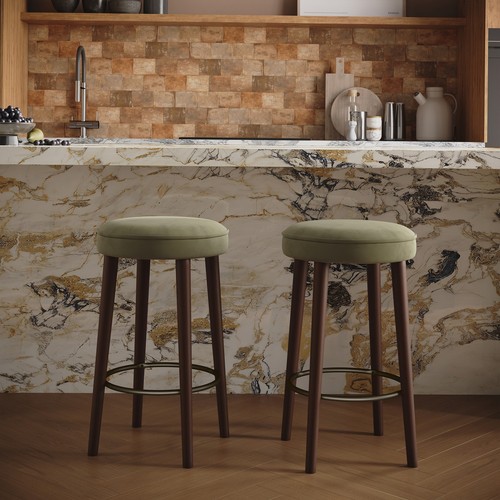 Set sage green - 2, velvet