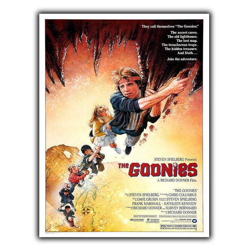 Metal sign plaque the goonies - metal,