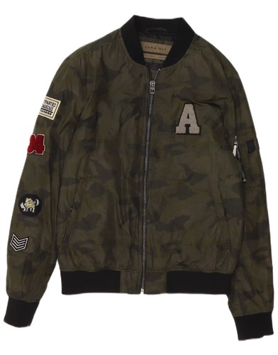Zara mens graphic bomber - zara,