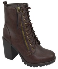 Soda Women Chunky High Heel