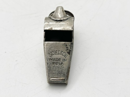 Vintage sondico metal whistle - metal,