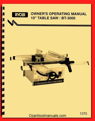 Ryobi 3000 benchtop - bt-3000,