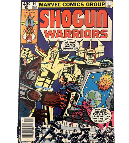 Shogun warriors mar 1980 - warriors,