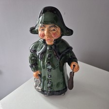 The Beadle Toby Jug Roy Kirkham Staffordshire Hand Painted Swinging Truncheon 
