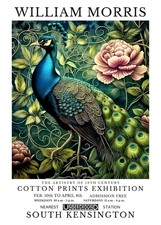 william morris A4 size birds