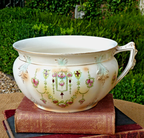 Antique chamber pot potty