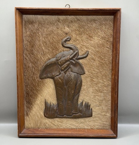 Vintage african elephant - african,