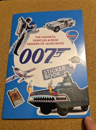 007 sticker book gadgets and - book,