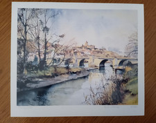 Bridgenorth from River Severn - fine art print by John H Instance - signed