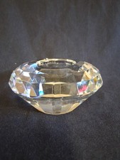 Diamond Cut Crystal Candle Holder Votive Tealight Holder