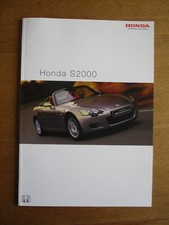 Honda S2000 UK Sales Brochure (2002)