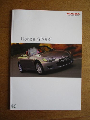 Honda s2000 sales brochure - uk,