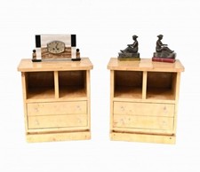 Pair Art Deco Bedside Chests