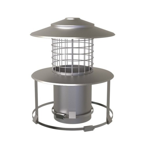 Liner pot hanging cowl - hanging, with