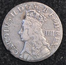 Maundy Fourpence Groat Undated Charles II c1660 S3383 (T23)
