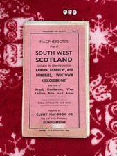 RARE VINTAGE, map Cloth 