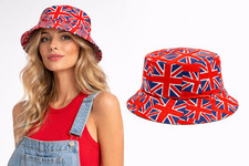 Union Jack Bucket Hat Retro