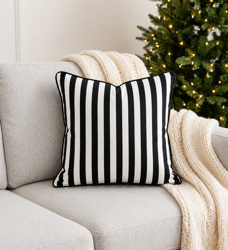 Cotton printed cushion cover - printed,