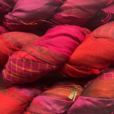 Indian Shot Silk Sari Ribbon