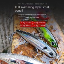 VMC Treble Hook Pencil Lure Fishing Wobblers Sinking Lure  Fishing