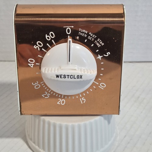 Vintage westclox copper and - copper,