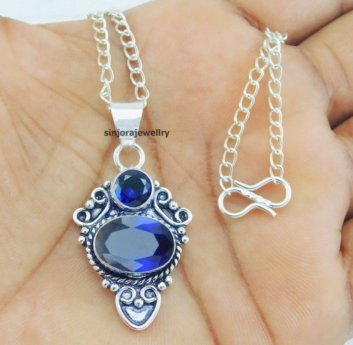 Blue tanzanite gemstone 925 - blue,