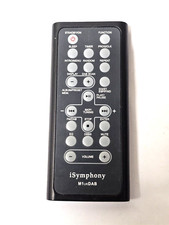 GENUINE iSYMPHONY IPOD DOCK DAB HIFI REMOTE CONTROL for M1UKDAB