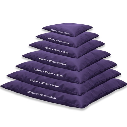 Beanbag floor cushion - floor, square