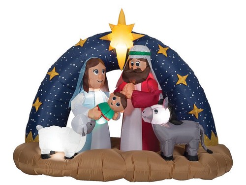 Inflatable snowy night - inflatable,