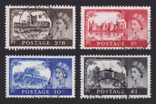 Qeii sg759 sg762 bradbury - gb,