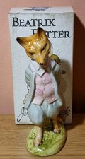 Boxed Beatrix Potter Beswick Royal Doulton Foxy Whiskered Gentleman Figure