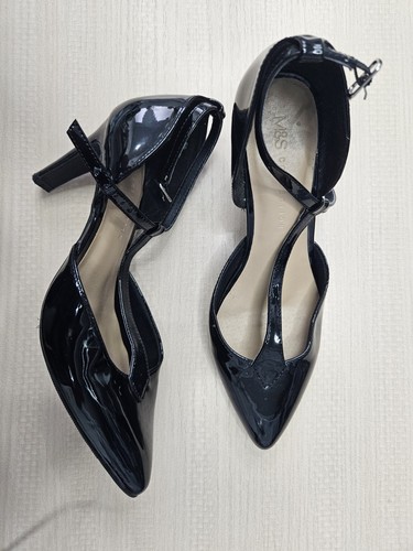 Collection black patent - m&s,