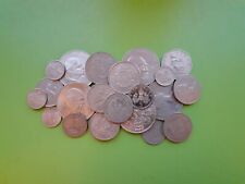 Old Uk Coins Shillings,Sixpences,Crowns,Half Crowns etc. Twenty Two coins.