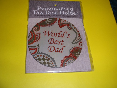 Tax disc holder - ...tax,