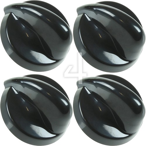 Black cooker oven hob - 4, x